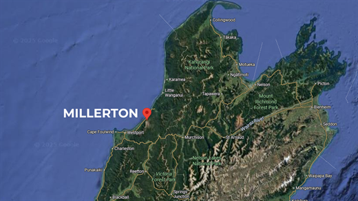 Millerton, where Jack was born - West Coast of the south Island of New Zealand.