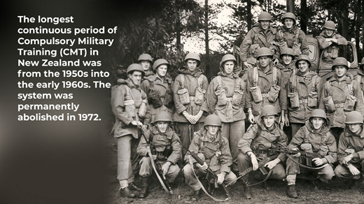 Jack was called up for compulsory military training and really enjoyed it.